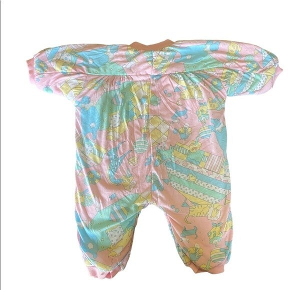 Vintage Popsicle Brand Circus Themed Insulated Onesie - Picture 2 of 5